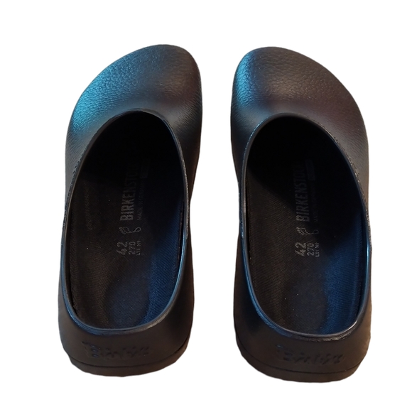 Birk's Professional Rubber Black Clogs Mules Size Women's 11 - Picture 5 of 8